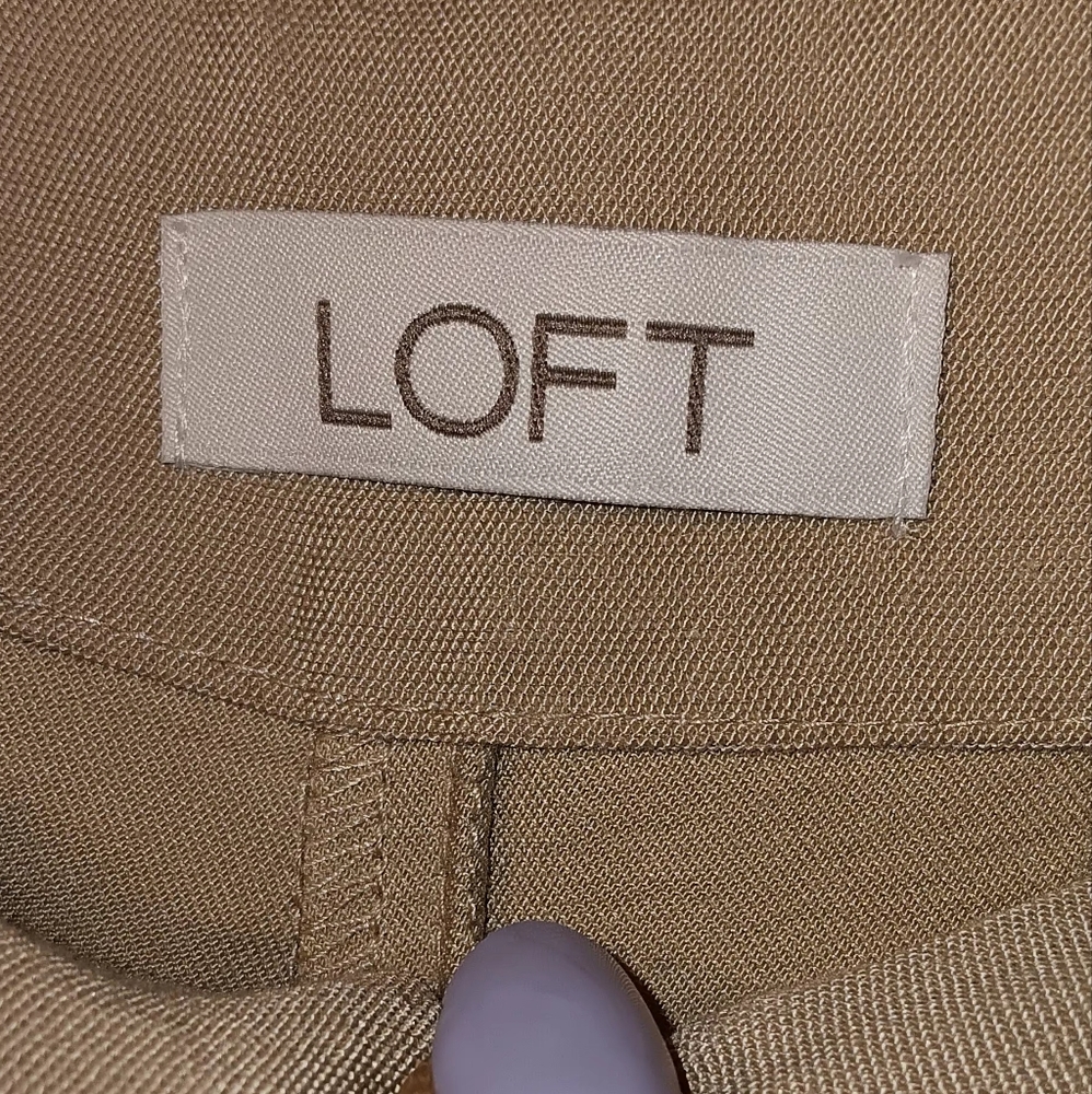 Loft 3 button palazzo pants